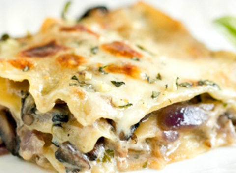 Mushrooms Lasagna