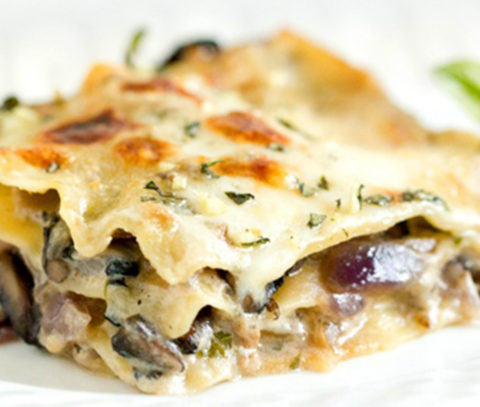 Mushrooms Lasagna