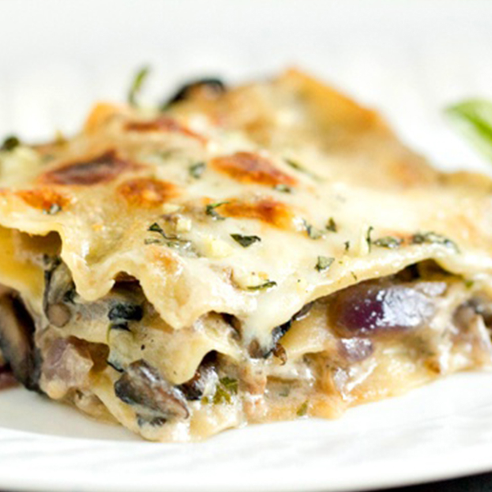 Mushrooms Lasagna