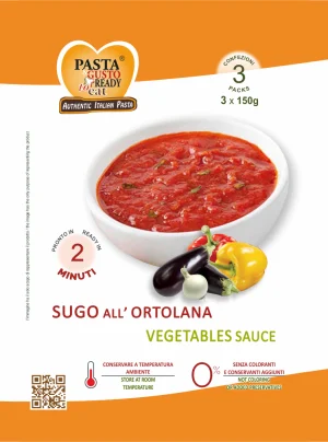 Sugo all'ortolana pronto in soli 2 minuti. www.fuorifrigo.com